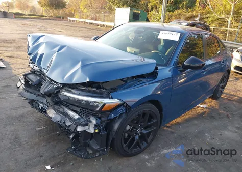 2025 Honda Civic Sport z USA, uszkodzony, nr VIN 2HGFE2F58SH591155